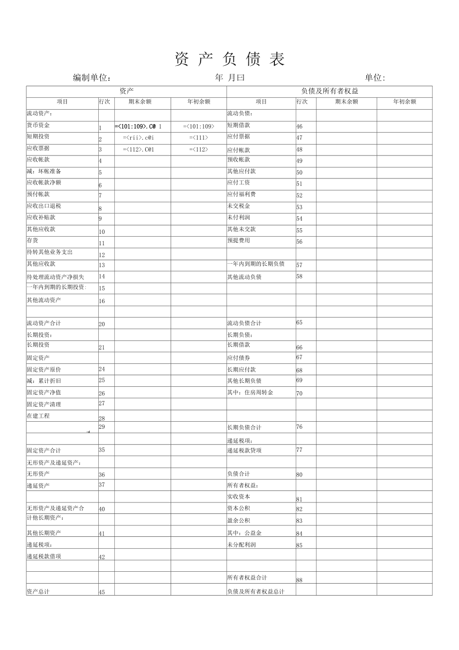 资产负债表货币资金(资产负债表货币资金计算公式)